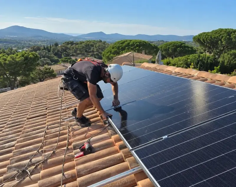 Installateur panneaux solaires Saint-Martin-en-Haut — pose photovoltaïque sur toiture