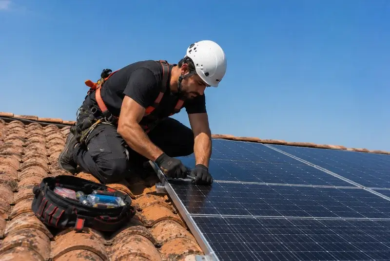 Maintenance et monitoring de panneaux solaires à Saint-Martin-en-Haut