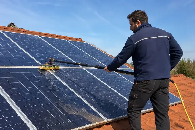 Nettoyage et entretien de panneaux solaires à Saint-Martin-en-Haut